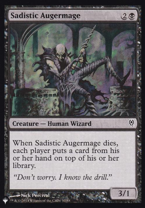 Sadistic Augermage - The List